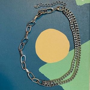 Link Chain Choker Silver